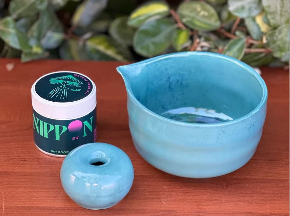Nippon Green Seramik Seti + Matcha 