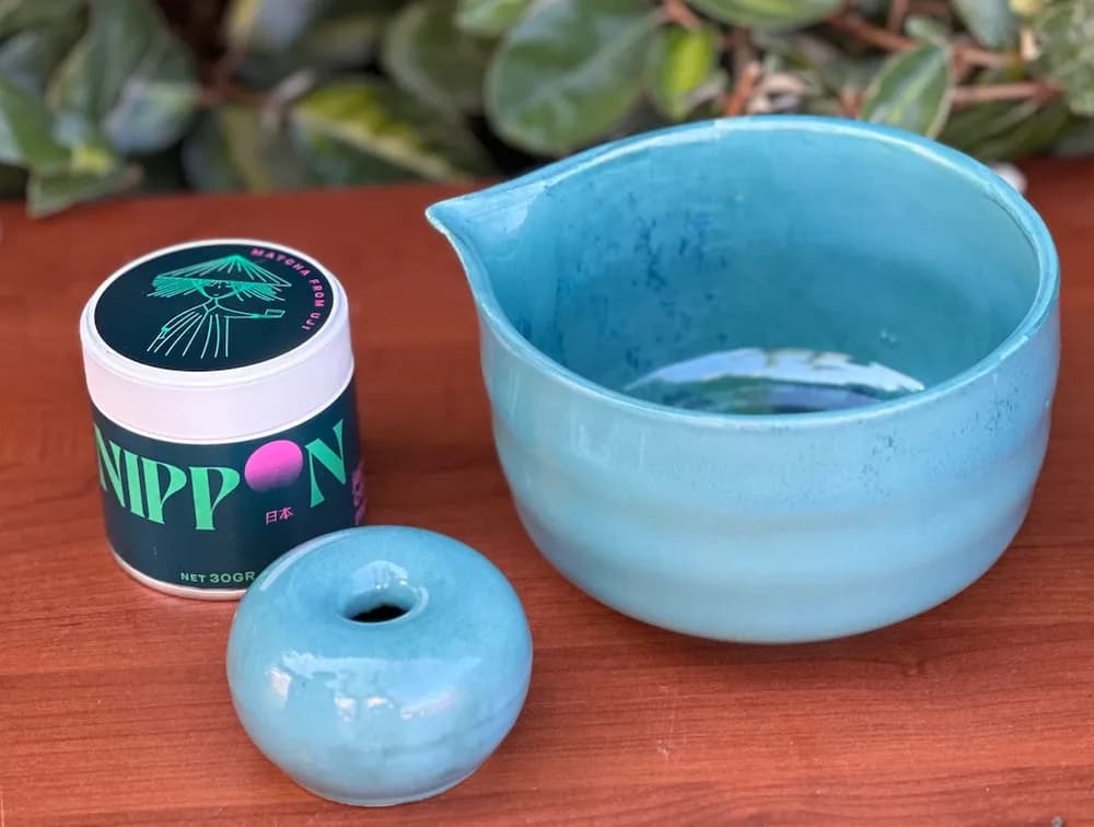 Nippon Green Seramik Seti + Matcha 