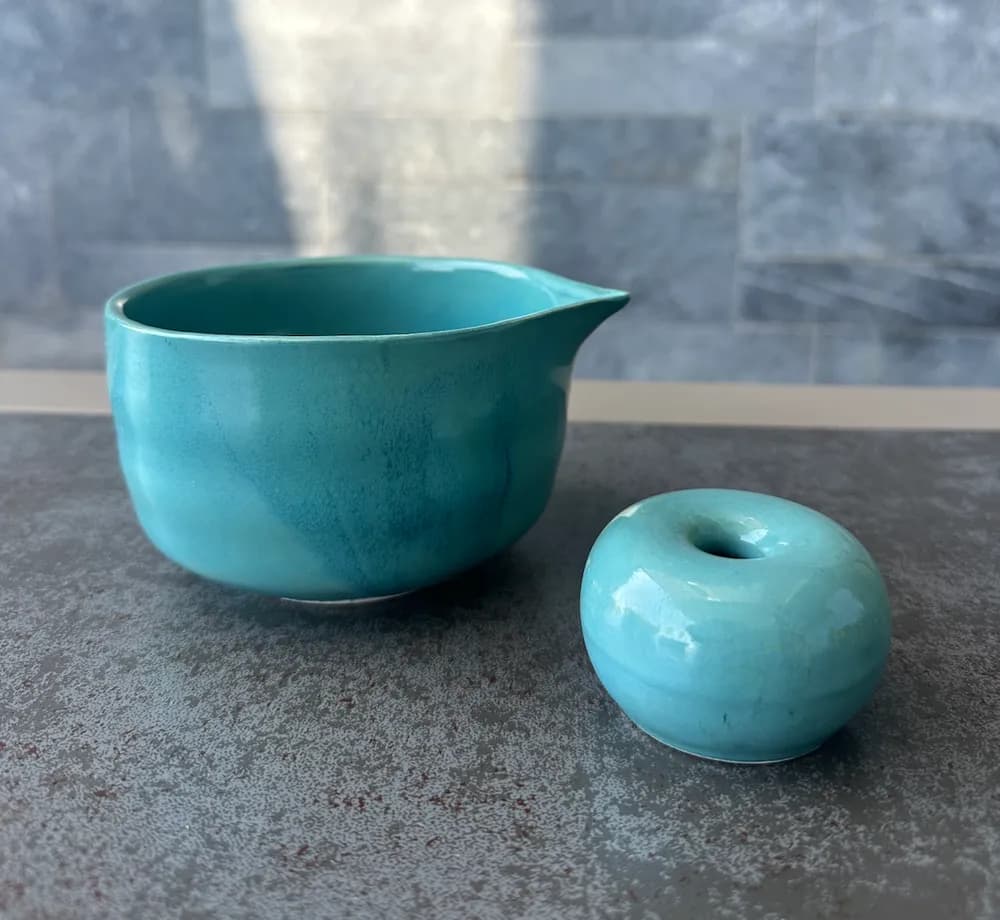 Nippon Green Seramik Seti (Chawan & Naoshi)